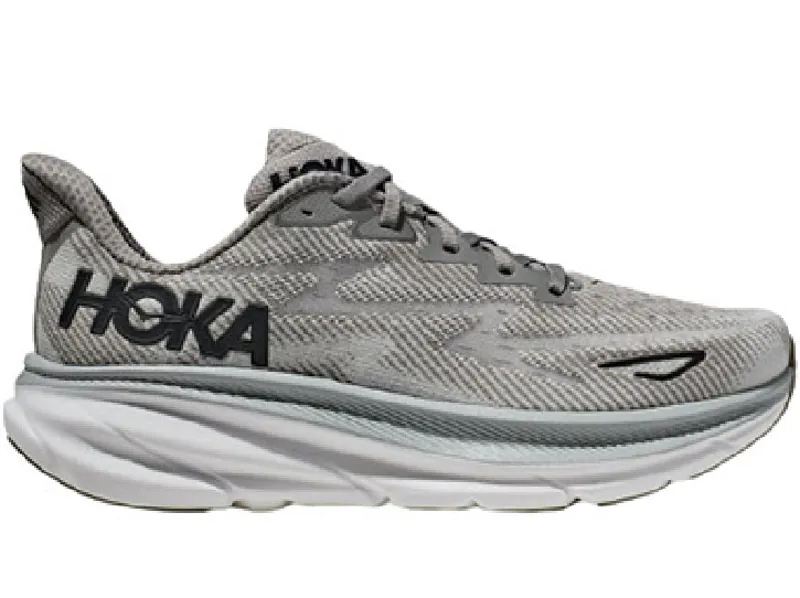 Hoka One One Men's Clifton 9 Harbor Mist/Black - WIDE